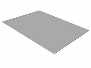 Hliníkový plech lakovaný 1,5 / 1250 / 2500 mm EN AW3003 H44 / AlMn1Cu / RAL 9006 / šedá mat / 1x fólie