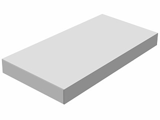 Hliníková tyč plochá 200 x 10 mm EN AW6060 T6 / AlMgSi0,5
