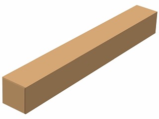 Bronzová tyč 4 hranná  20 x  20 mm CW307G / CuAl10Ni5Fe4 / hliníkový bronz