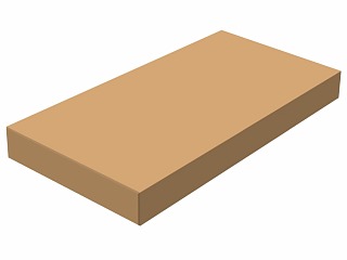 Bronzová tyč plochá 312 x  72 mm CW307G / CuAl10Ni5Fe4 / hliníkový bronz