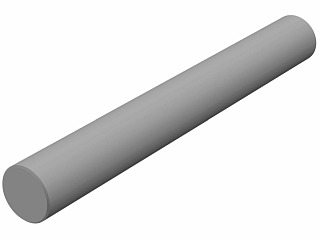 Ocelová tyč kruhová  30 mm válcovaná za tepla / S235JR / EN10060