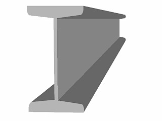 Ocelový profil I 450 mm válcovaný za tepla / S235JR