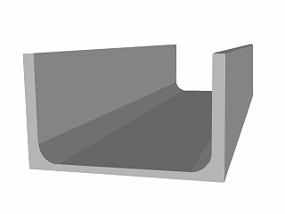 Ocelový profil UPE 100 mm válcovaný za tepla / S235JR