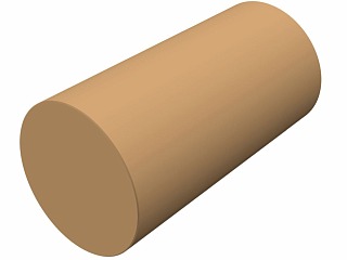 Bronzová tyč kruhová 243 mm CW307G / CuAl10Ni5Fe4 / hliníkový bronz