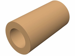 Bronzová trubka 182 /  77 mm  CW307G / CuAl10Ni5Fe4 / hliníkový bronz