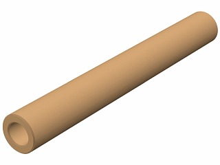 Bronzová trubka  67 /  43 mm  CW307G / CuAl10Ni5Fe4 / hliníkový bronz