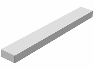 Ocelová tyč plochá 120 x  6 mm válcovaná / S235JRG2 / EN10058